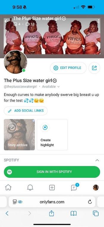 Theplussize water queen , 25  female escort, Orlando